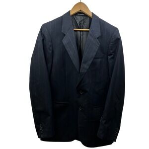 Guy Laroche Couture Blazer Men 38R‎ Pinstripe Made in France Repair Project